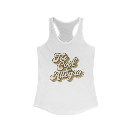 Too Cool for Allegro tee in White- Ballet Trauma Club Summer Exclusive
