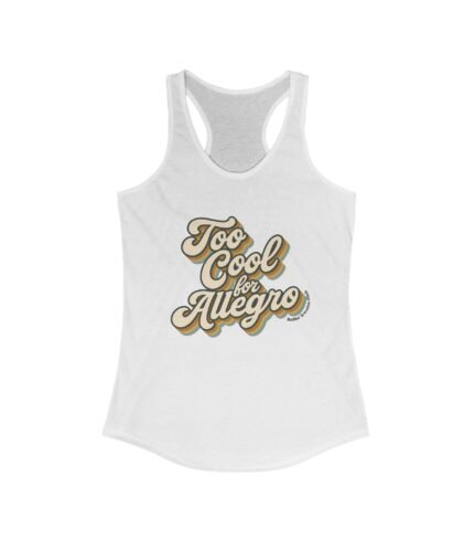 Too Cool for Allegro tee in White- Ballet Trauma Club Summer Exclusive