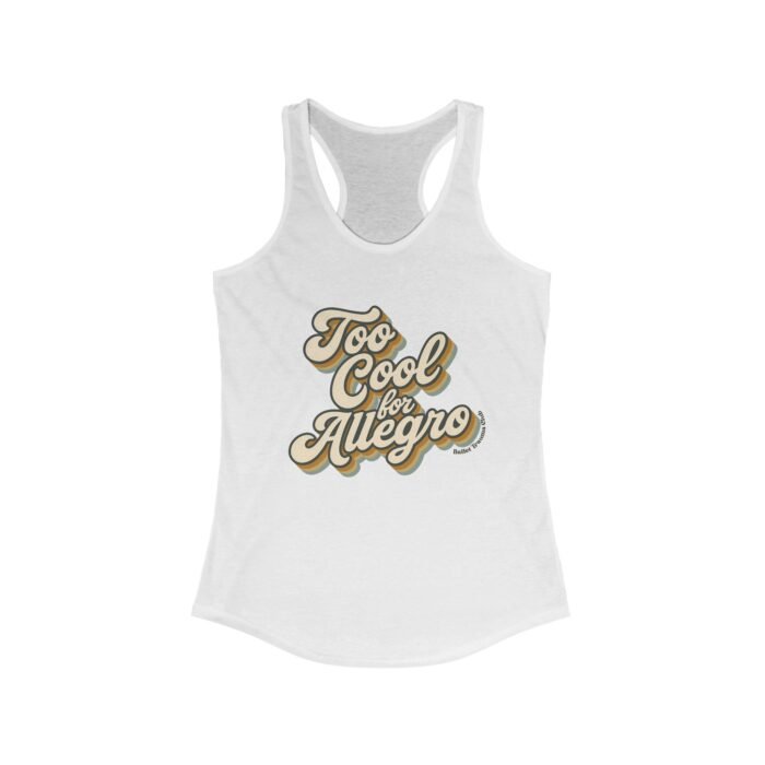 Too Cool for Allegro tee in White- Ballet Trauma Club Summer Exclusive