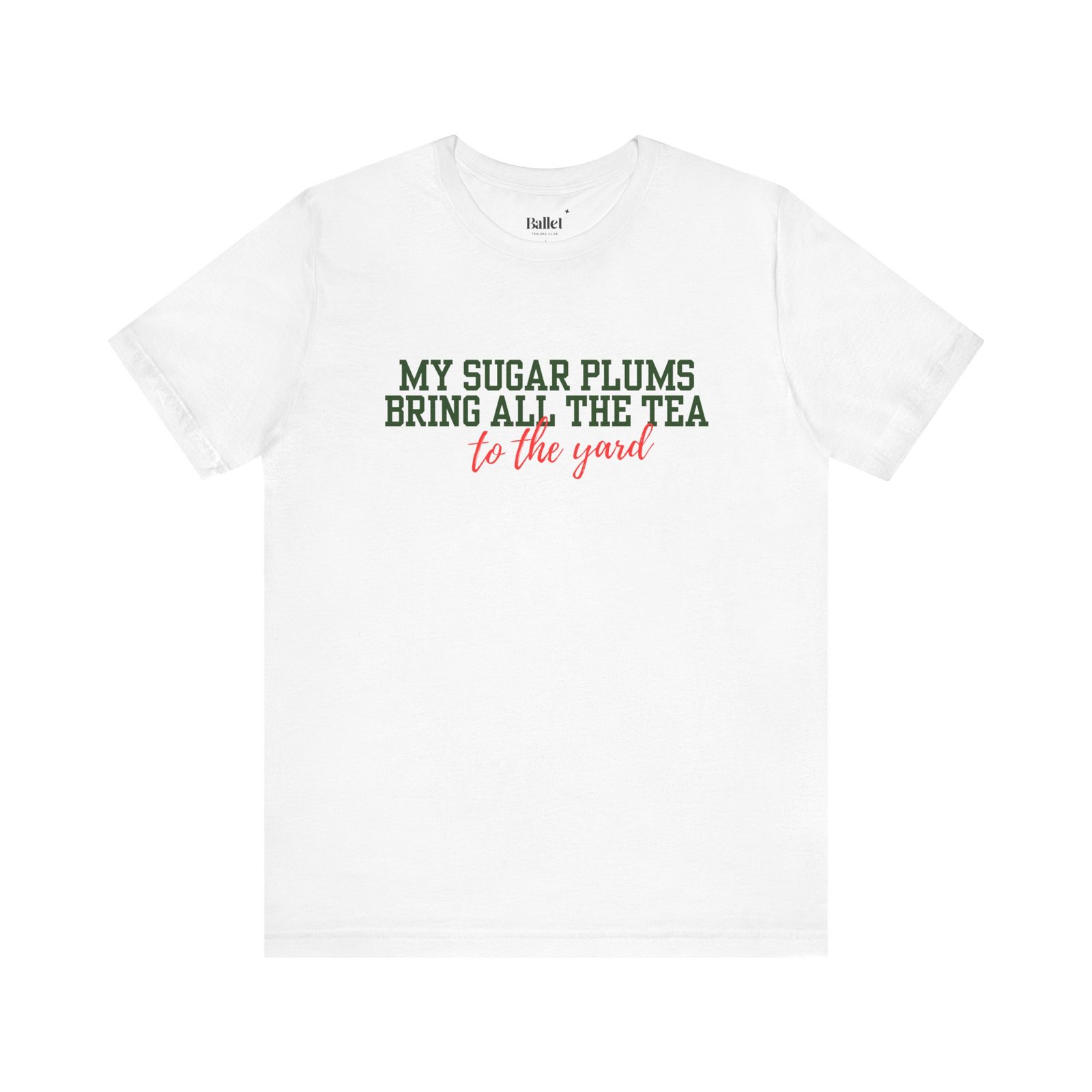 8761733485715730386_2048.jpeg My Sugar Plums tee in white as part of the holiday collection