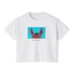 Pas de Cheval 2.0 Boxy Tee with horse image in front
